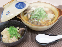 鶏団子ときのこのおろし鍋