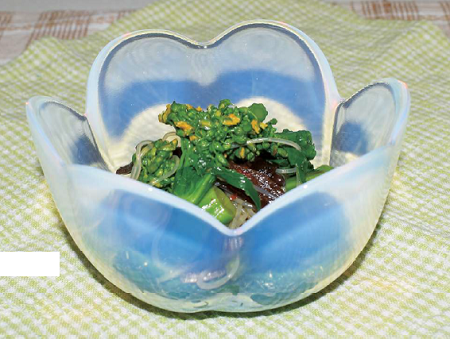 菜の花の中華風あえもの