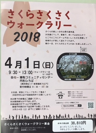 ウォークラリーちらし（表）