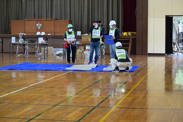 スペース割振り