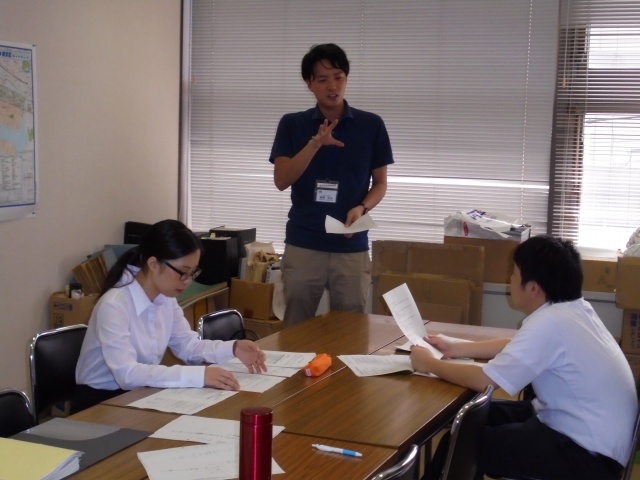 平成27年度美浜区地域連携インターンシップの様子1