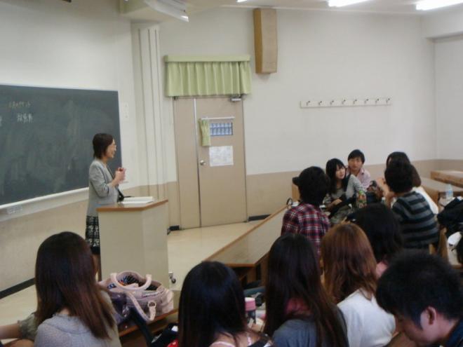 区長のおでかけトーク（神田外語大学テニスサークル）