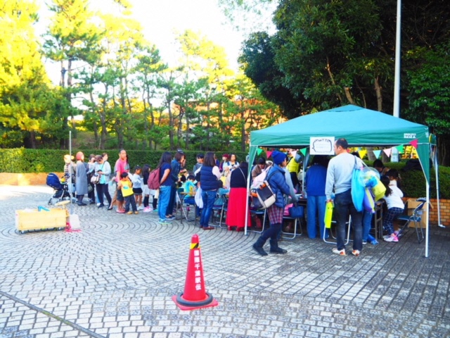 キャンドル作成ブース