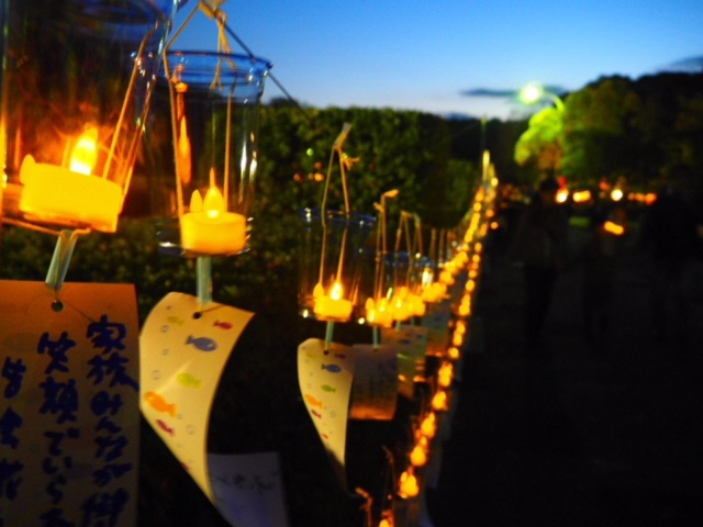 キャンドル（夕方）