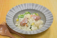 冷凍ピラフのミルクリゾット