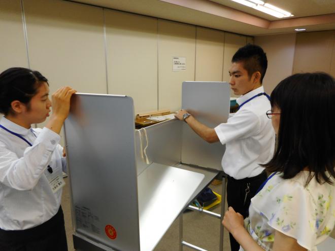 H30投票箱組み立て