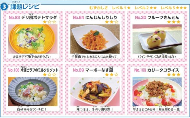 課題レシピ