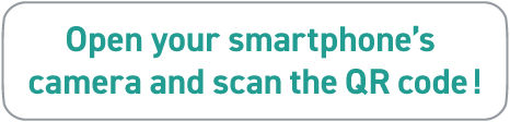 Open your smartphone's camera and scan the QR code!