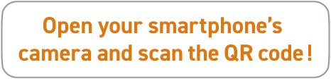 Open your smartphone's camera and scan the QR code!