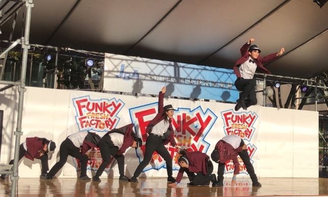 ダンス部の活動の様子