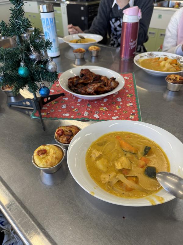 料理部の活動の様子