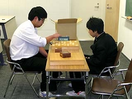 将棋同好会の活動の様子