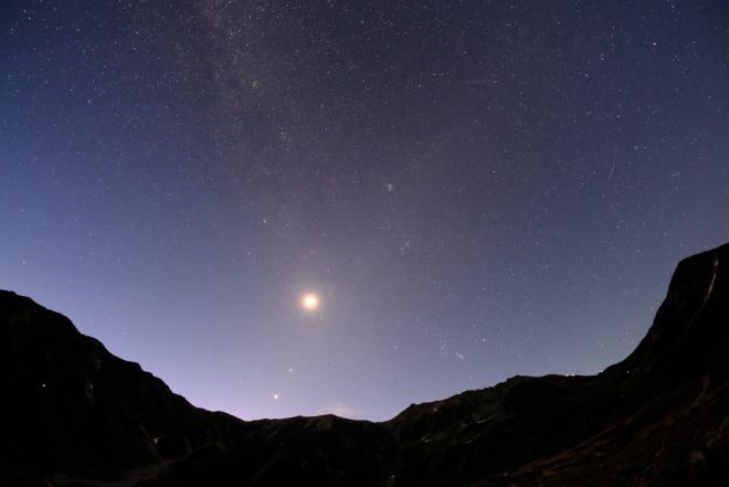 サイエンスキャンプ・山々と星空