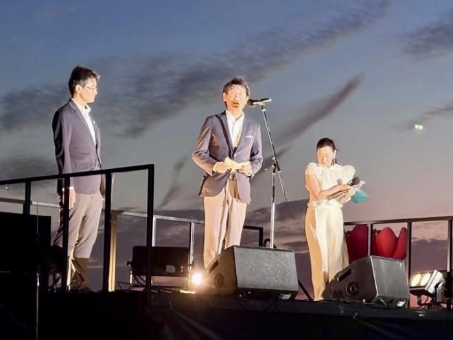 SBI舞花火in千葉・稲毛海浜公園（いなげの浜）