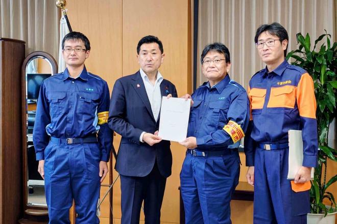 内閣府への千葉豪雨に係る緊急要請活動