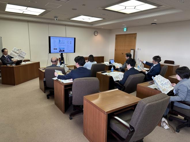 広報委員会視察写真(神戸市)