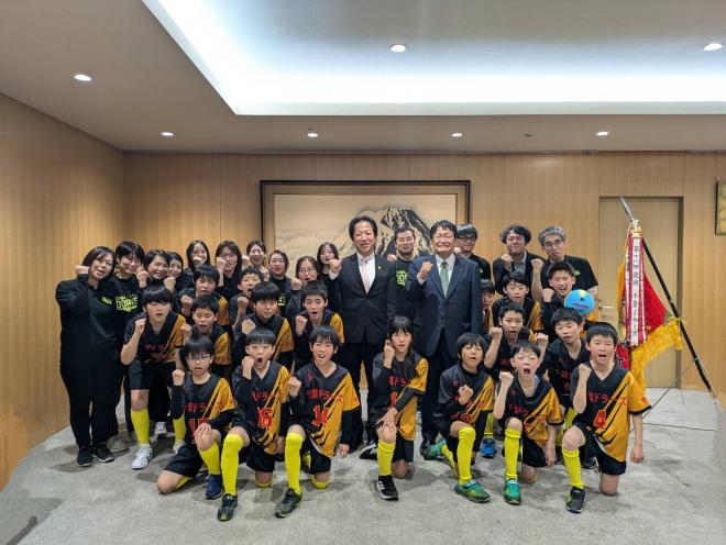 千葉ドラーズ表敬令和7年3月18日2