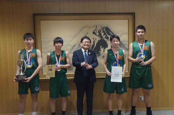 HOOPS4HOPE表敬訪問