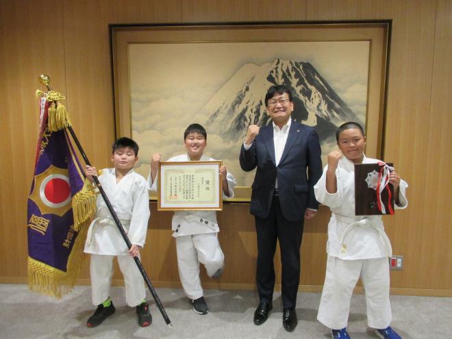 柔和会表敬訪問選手のみ