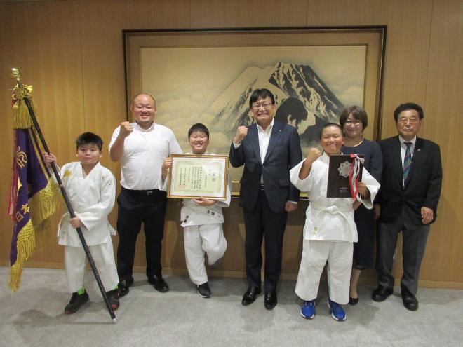 柔和会表敬訪問全体