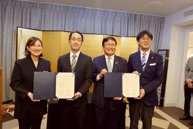 公式訪問（アントレ覚書締結）