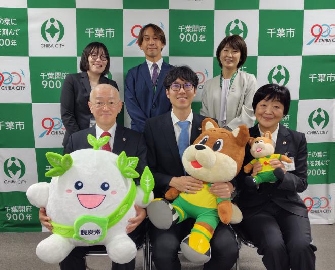 派遣者との記念撮影