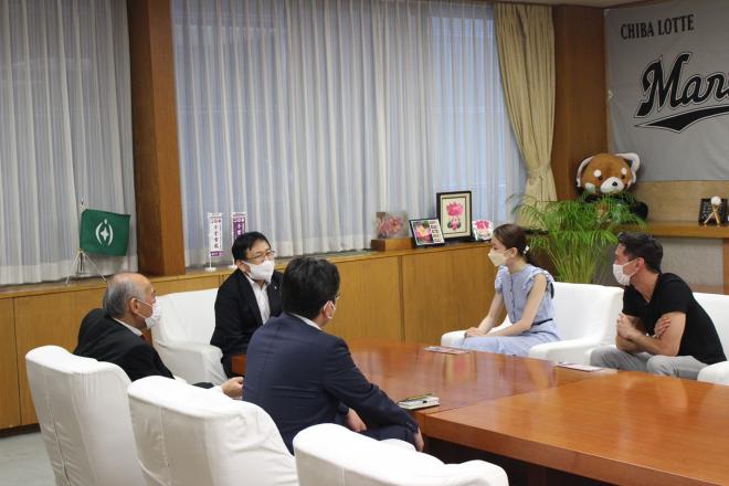 ヒューストン・バレエ市長との懇談1