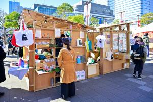 2024年開催の様子（シャレーでスイス雑貨を販売）