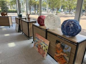 伝統工芸ニャンドゥティの展示
