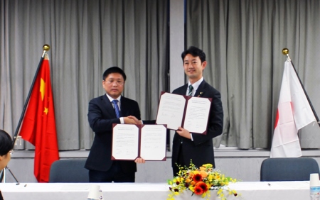 蘇州市呉江区の呉琦副区長と公式訪問団が来葉