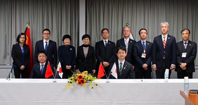 蘇州市呉江区の呉琦副区長と公式訪問団が来葉