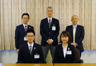 平成29年度3次隊JICAボランティアが表敬訪問