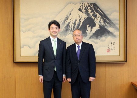 在パラグアイ日本国特命全権大使が来葉しました