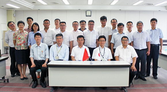 北京政府公営住宅建設関係幹部研修団が来葉