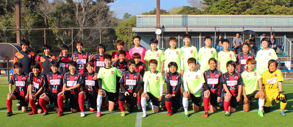 天津市のプロ女子サッカーチームが来葉