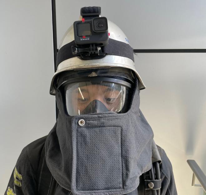 ウェアラブルカメラ取り付けイメージ1