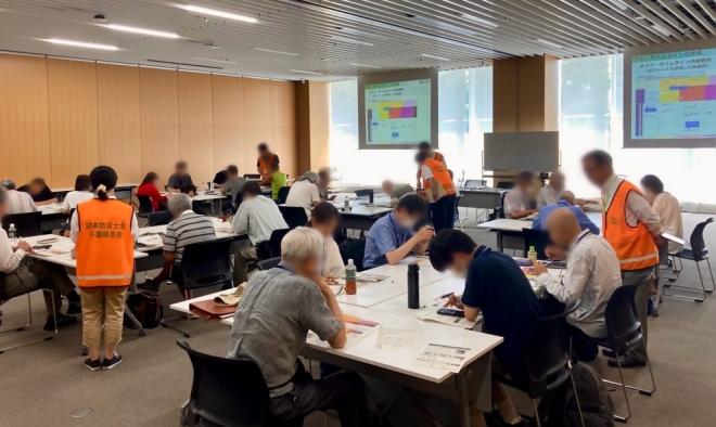 250622防災ライセンススキルアップ講座（マイ・タイムライン）会場風景