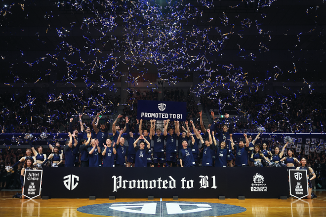 第3位 アルティーリ千葉がB2優勝 B1昇格決定