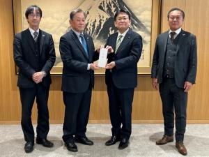 千葉県トラック協会 新庁舎さくら広場整備寄附金 寄贈式