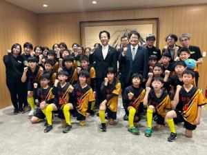 第34回春の全国小学生ドッジボール選手権 出場決定報告 千葉ドラーズ 表敬訪問