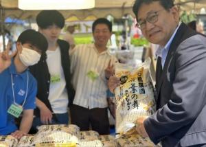 おはよう若葉 朝市 視察