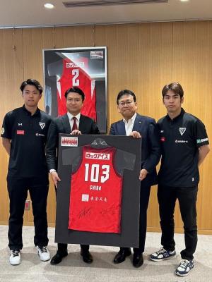 千葉ジェッツ2023-2024シーズン終了報告 表敬訪問