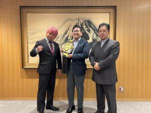プロレス団体2AW 表敬訪問