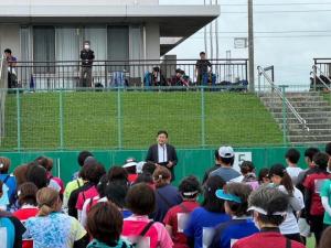 第56回千葉市長杯ソフトテニス大会 開会式