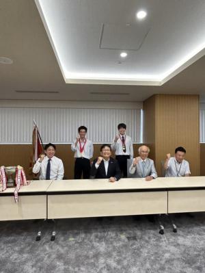 千葉経済大学附属高等学校ソフトボール部・自転車競技部・卓球部 千葉県高校総体優勝・全国大会出場 表敬訪問(2)