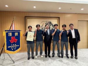 渋谷教育学園幕張高等学校男子テニス部 千葉県大会優勝 全国大会出場報告 表敬訪問