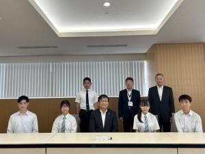 青少年交流事業派遣生 表敬訪問(2)