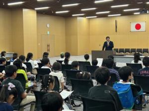 家族の職場訪問