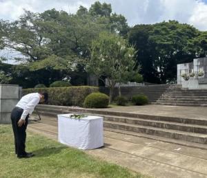 千葉県忠霊塔拝礼