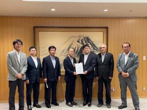 千葉市椎名公民館の再整備に係る要望書受領